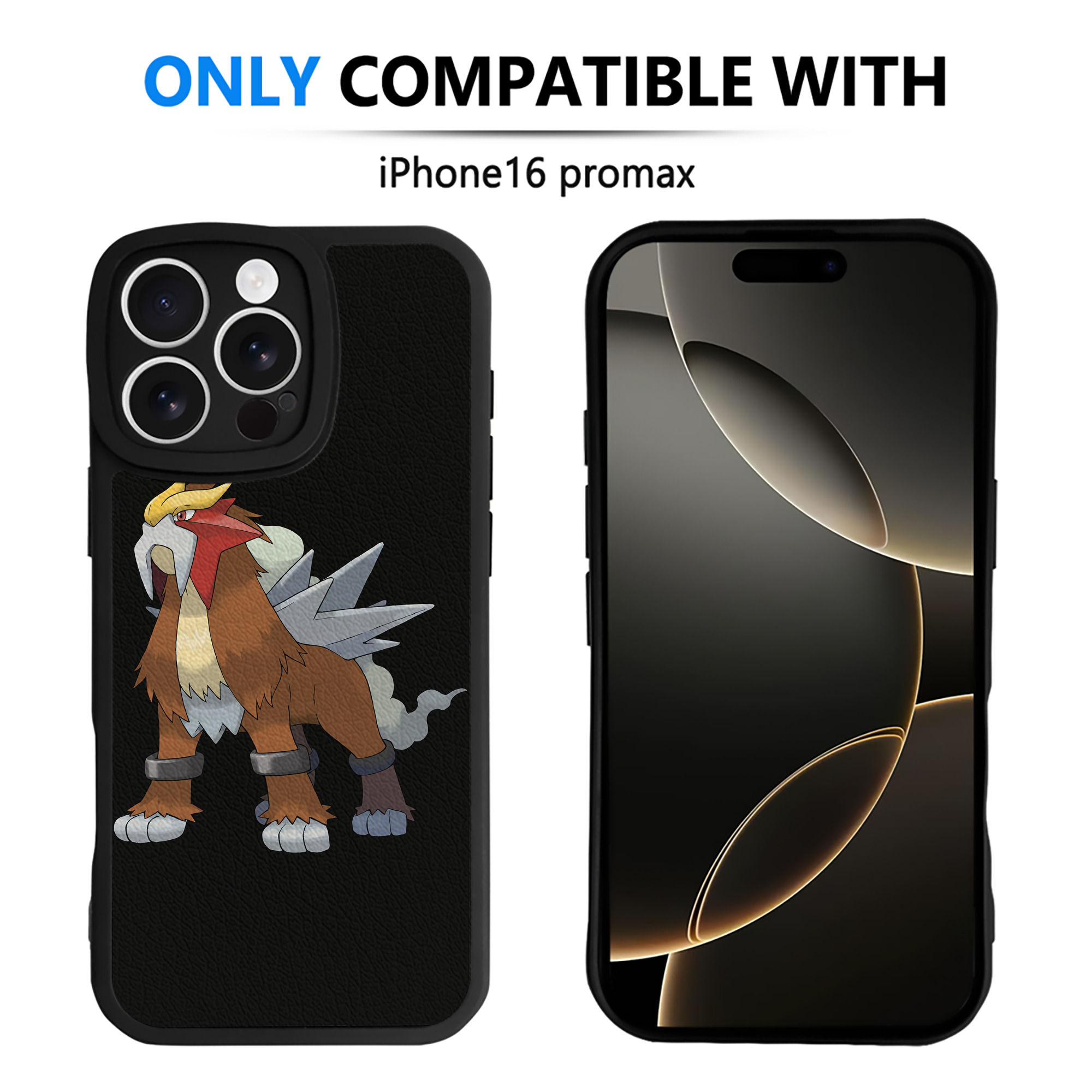 （画像用） ポケットモンスター Pokémon 【iPhone 16シリーズ対応】シリコンスマホケース（レザー調） 材質：シリコン